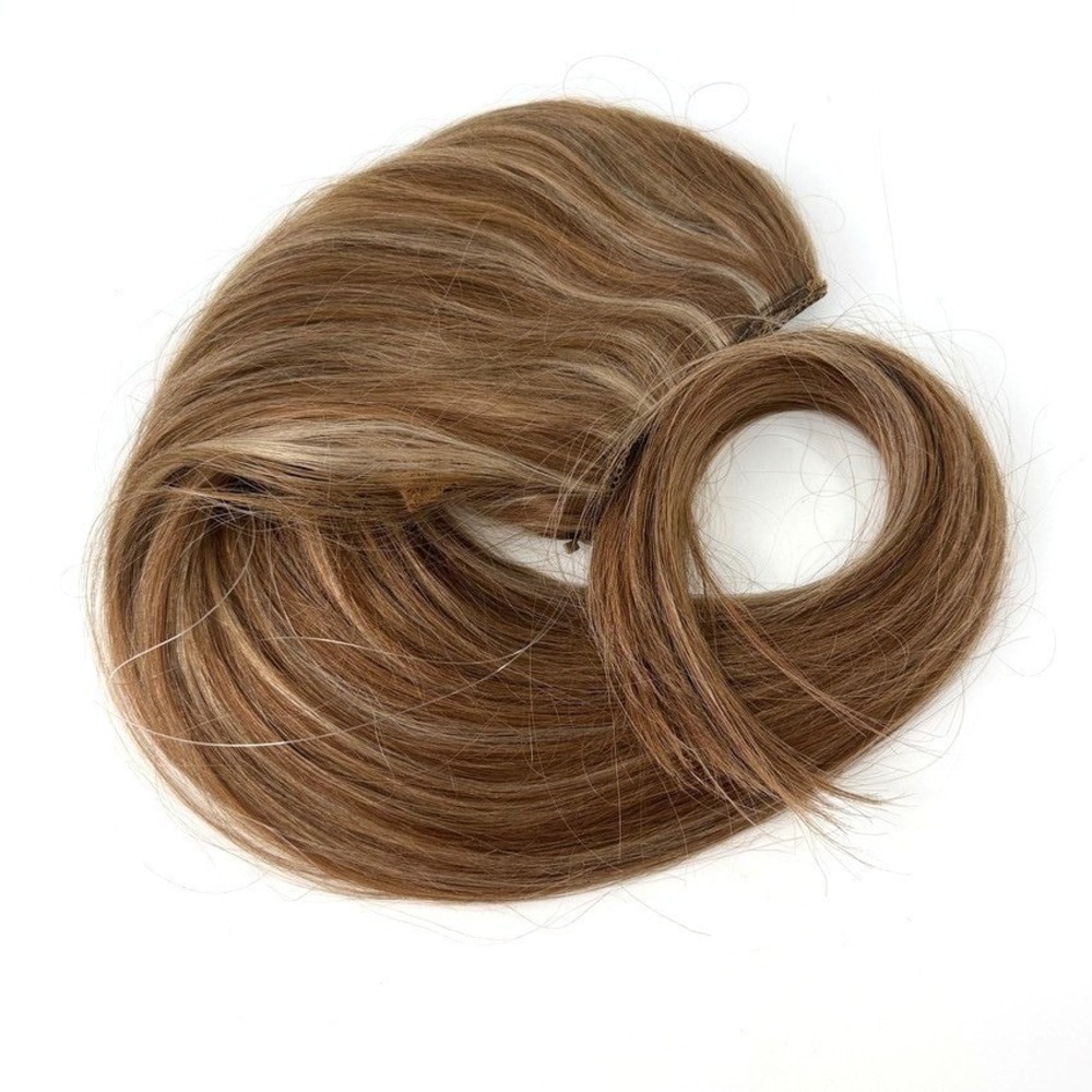 Hidden Crown Halo Original Hair Extension 26" #5/24 Brown with Highlights New